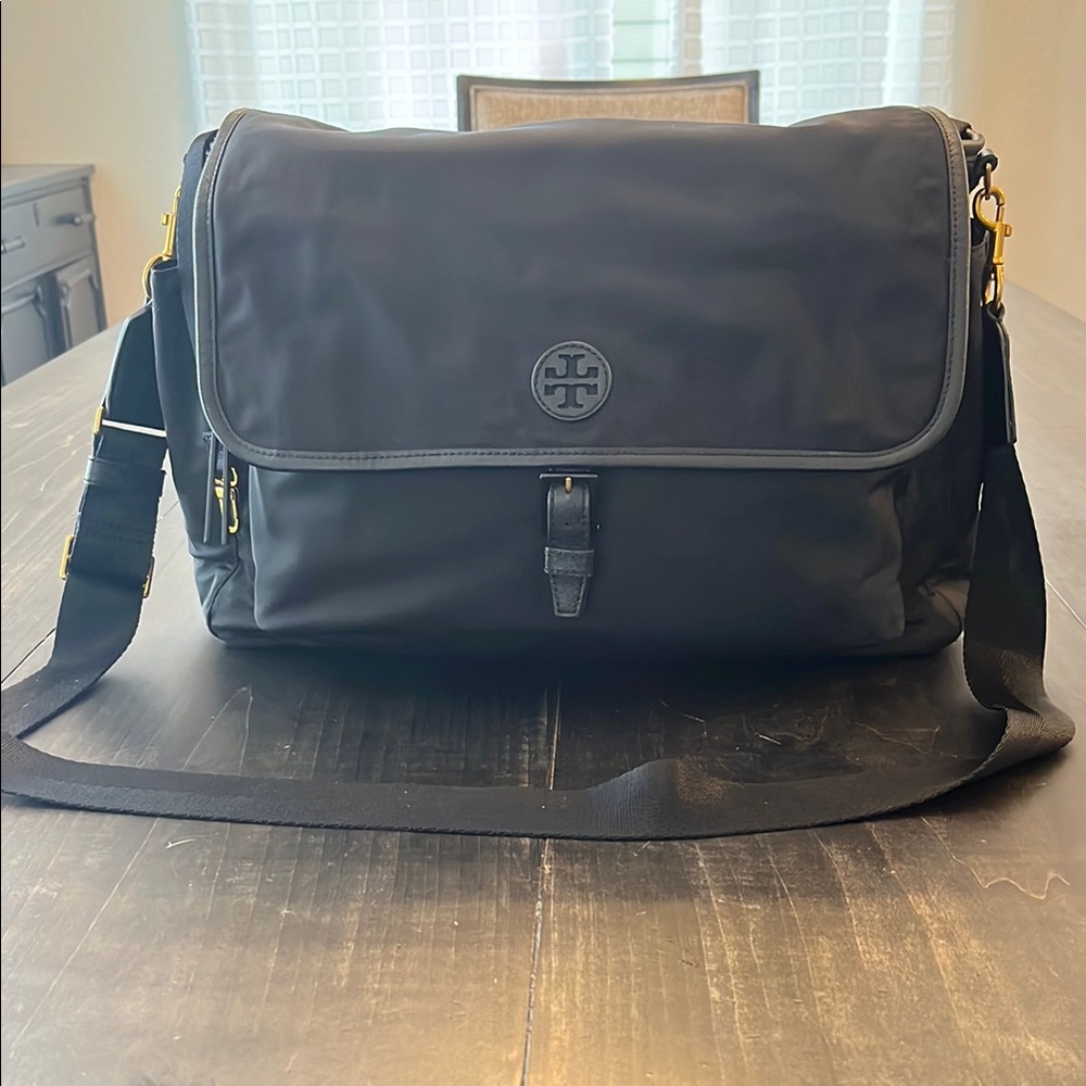 Tory Burch Black Diaper Bag